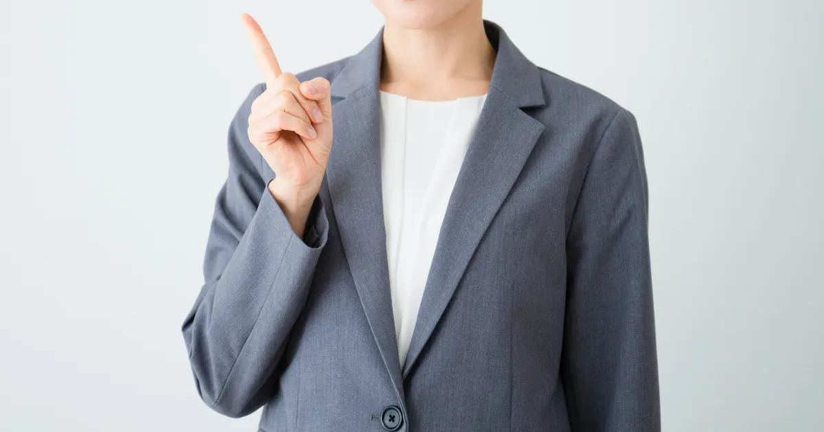 Woman-pointing