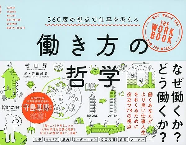 『365度の視点で仕事を考える 働き方の哲学』の表紙画像。働く意義やキャリアについての洞察を提供するデザイン。